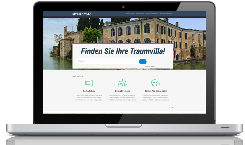 Ihr eigenes Immobilienportal