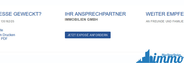 bsdimmo kontaktformular frontend button
