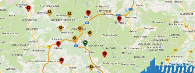 BSDimmo Joomla Cluster Map